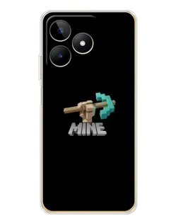 Чехол для Realme Note 60 с картинкой «Алмазная кирка»