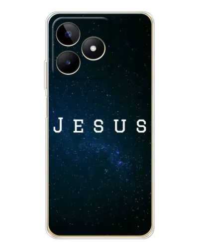 Чехол для Realme Note 60 с картинкой «Звездное небо Jesus»