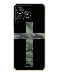 Чехол для Realme Note 60 с картинкой «Милитари Крест»