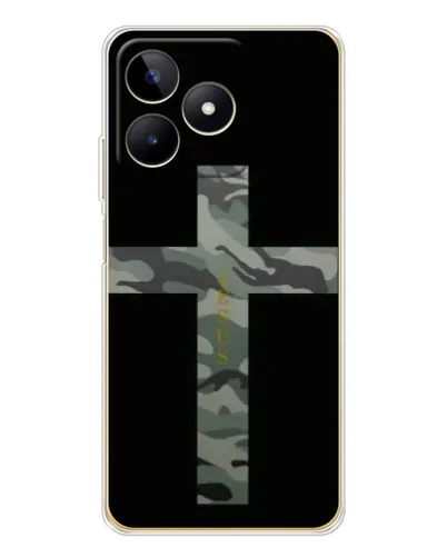 Чехол для Realme Note 60 с картинкой «Милитари Крест»