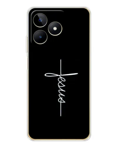Чехол для Realme Note 60 с картинкой «Тонкая линия веры»
