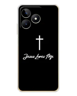 Чехол для Realme Note 60 с картинкой «Иисус любит тебя»