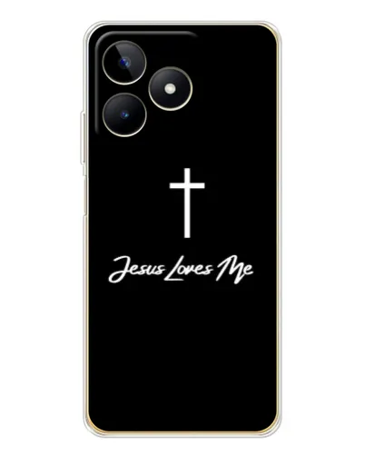 Чехол для Realme Note 60 с картинкой «Иисус любит тебя»