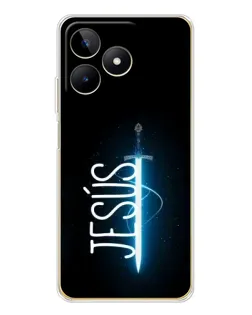 Чехол для Realme Note 60 с картинкой «Меч Духа Jesus»