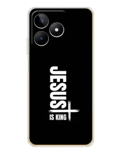 Чехол для Realme Note 60 с картинкой «Вертикаль веры Jesus»