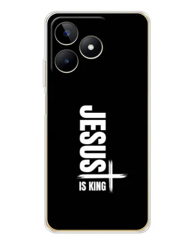 Чехол для Realme Note 60 с картинкой «Вертикаль веры Jesus»