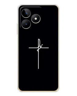 Чехол для Realme Note 60 с картинкой «Тонкий крест» Чехол для Realme Note 60 с картинкой «Тонкий крест»