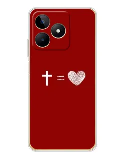 Чехол для Realme Note 60 с картинкой «Уравнение любви» Чехол для Realme Note 60 с картинкой «Уравнение любви»