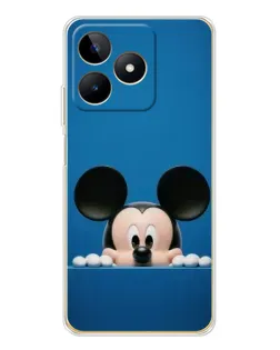 Чехол для Realme Note 60 с картинкой «Микки выглядывает» Чехол для Realme Note 60 с картинкой «Микки выглядывает»