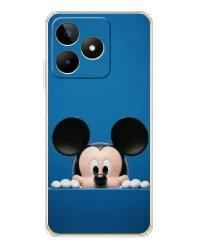 Чехол для Realme Note 60 с картинкой «Микки выглядывает»