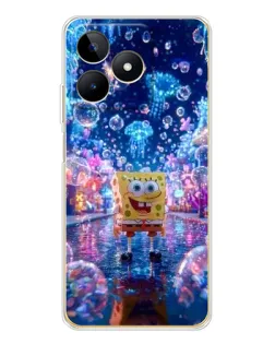 Чехол для Realme Note 60 с картинкой «Неоновый океан»