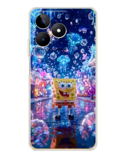 Чехол для Realme Note 60 с картинкой «Неоновый океан» Чехол для Realme Note 60 с картинкой «Неоновый океан»
