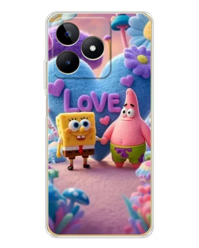 Чехол для Realme Note 60 с картинкой «Губка Боб Патрик» Чехол для Realme Note 60 с картинкой «Губка Боб Патрик»