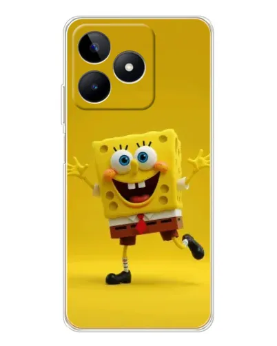Чехол для Realme Note 60 с картинкой «Позитивный Губка Боб» Чехол для Realme Note 60 с картинкой «Позитивный Губка Боб»