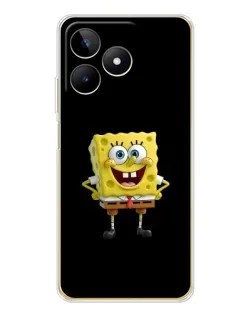 Чехол для Realme Note 60 с картинкой «Классический Губка Боб»