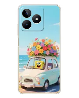 Чехол для Realme Note 60 с картинкой «Автомобильное путешествие»