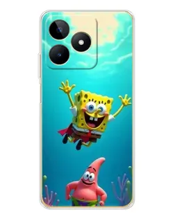 Чехол для Realme Note 60 с картинкой «Спанч Боб под водой» Чехол для Realme Note 60 с картинкой «Спанч Боб под водой»