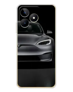 Чехол для Realme Note 60 с картинкой «Tesla Model S Look» Чехол для Realme Note 60 с картинкой «Tesla Model S Look»