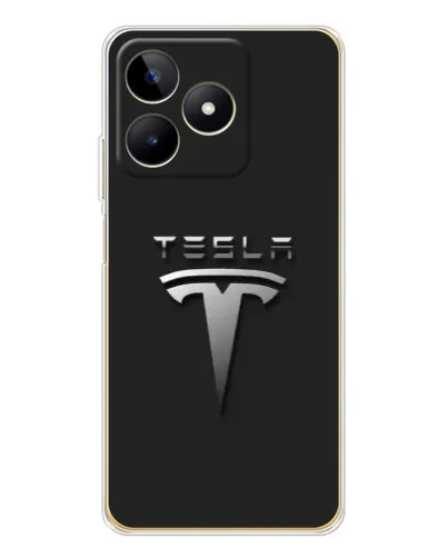 Чохол для Realme Note 60 з картинкою «Сталевий логотип Tesla» Чохол для Realme Note 60 з картинкою «Сталевий логотип Tesla»