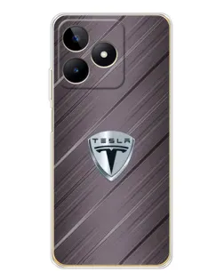 Чохол для Realme Note 60 з картинкою «Металева текстура Tesla» Чохол для Realme Note 60 з картинкою «Металева текстура Tesla»