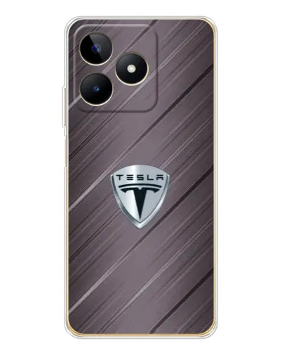 Чохол для Realme Note 60 з картинкою «Металева текстура Tesla» Чохол для Realme Note 60 з картинкою «Металева текстура Tesla»