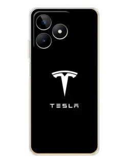 Чохол для Realme Note 60 з картинкою «Tesla White Logo» Чохол для Realme Note 60 з картинкою «Tesla White Logo»