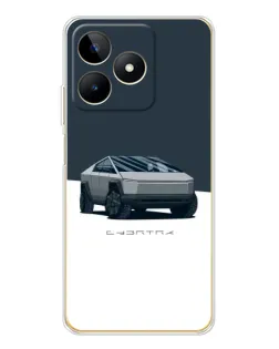 Чохол для Realme Note 60 з картинкою «Сріблястий Cybertruck Tesla» Чохол для Realme Note 60 з картинкою «Сріблястий Cybertruck Tesla»