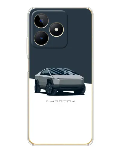 Чохол для Realme Note 60 з картинкою «Сріблястий Cybertruck Tesla» Чохол для Realme Note 60 з картинкою «Сріблястий Cybertruck Tesla»
