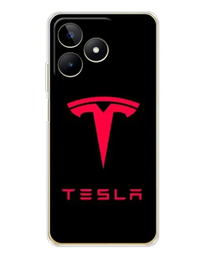 Чохол для Realme Note 60 з картинкою «Tesla Red Logo» Чохол для Realme Note 60 з картинкою «Tesla Red Logo»