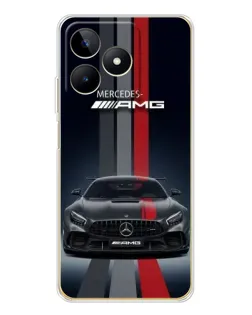 Чехол для Realme Note 60 с картинкой «Mercedes — белый карбон» Чехол для Realme Note 60 с картинкой «Mercedes — белый карбон»