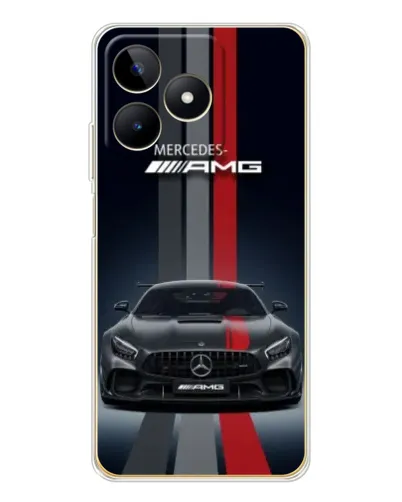 Чехол для Realme Note 60 с картинкой «Mercedes — белый карбон» Чехол для Realme Note 60 с картинкой «Mercedes — белый карбон»