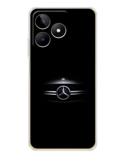 Чехол для Realme Note 60 с картинкой «Mercedes — абстрактные линии»