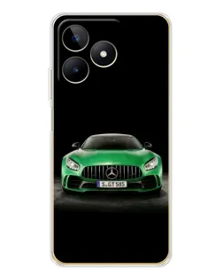 Чехол для Realme Note 60 с картинкой «Mercedes — неоновый лого»