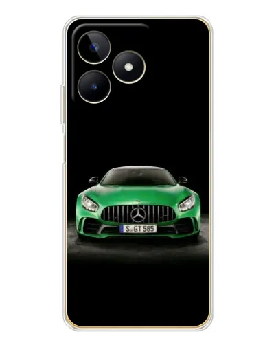 Чехол для Realme Note 60 с картинкой «Mercedes — неоновый лого» Чехол для Realme Note 60 с картинкой «Mercedes — неоновый лого»