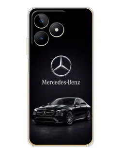 Чехол для Realme Note 60 с картинкой «Mercedes — решетка радиатора»