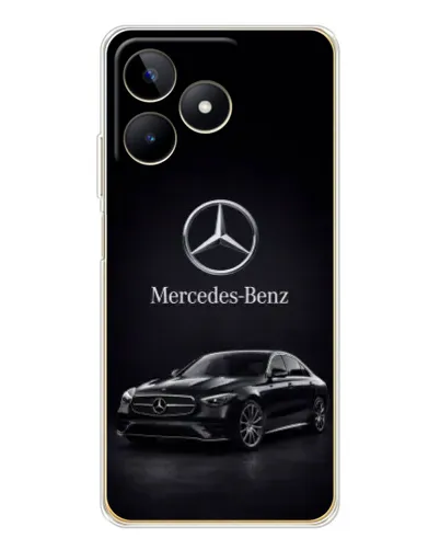 Чехол для Realme Note 60 с картинкой «Mercedes — решетка радиатора» Чехол для Realme Note 60 с картинкой «Mercedes — решетка радиатора»