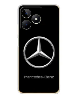 Чехол для Realme Note 60 с картинкой «Mercedes Silver Logo»