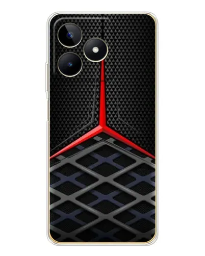 Чехол для Realme Note 60 с картинкой «Mercedes Carbon Grid» Чехол для Realme Note 60 с картинкой «Mercedes Carbon Grid»