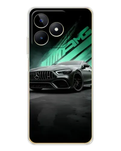 Чехол для Realme Note 60 с картинкой «Темный Mercedes AMG» Чехол для Realme Note 60 с картинкой «Темный Mercedes AMG»
