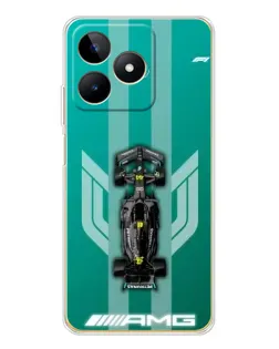 Чехол для Realme Note 60 с картинкой «Mercedes AMG Petronas»