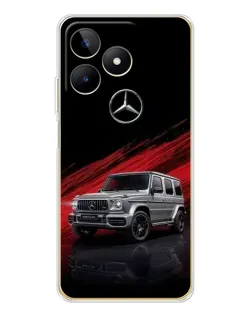 Чехол для Realme Note 60 с картинкой «Mercedes G-Class красный»