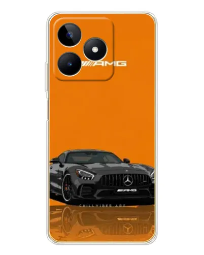 Чехол для Realme Note 60 с картинкой «Оранжевый Mercedes AMG» Чехол для Realme Note 60 с картинкой «Оранжевый Mercedes AMG»