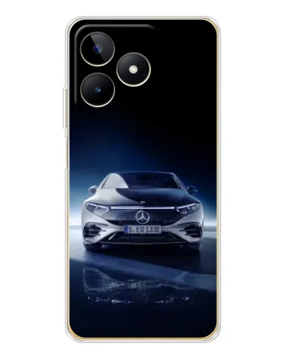 Чехол для Realme Note 60 с картинкой «Ночной Mercedes EQ» Чехол для Realme Note 60 с картинкой «Ночной Mercedes EQ»