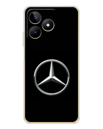 Чехол для Realme Note 60 с картинкой «Mercedes классический лого» Чехол для Realme Note 60 с картинкой «Mercedes классический лого»