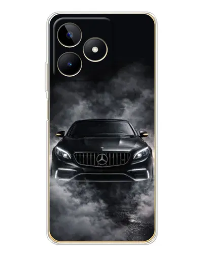 Чехол для Realme Note 60 с картинкой «Mercedes в дыму» Чехол для Realme Note 60 с картинкой «Mercedes в дыму»