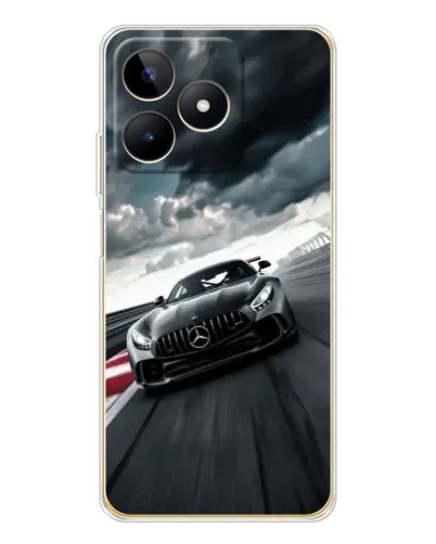 Чехол для Realme Note 60 с картинкой «Гоночный Mercedes AMG» Чехол для Realme Note 60 с картинкой «Гоночный Mercedes AMG»