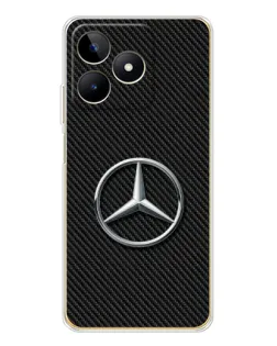 Чехол для Realme Note 60 с картинкой «Карбоновый Mercedes стиль» Чехол для Realme Note 60 с картинкой «Карбоновый Mercedes стиль»