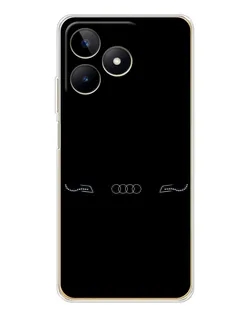 Чохол для Realme Note 60 з картинкою «Audi — світловий підпис» Чохол для Realme Note 60 з картинкою «Audi — світловий підпис»