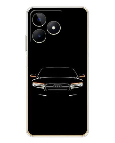 Чохол для Realme Note 60 з картинкою «Audi — нічний контур»