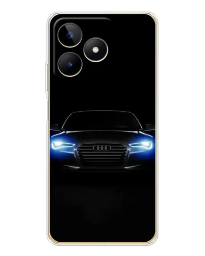 Чохол для Realme Note 60 з картинкою «Audi в неоні»
